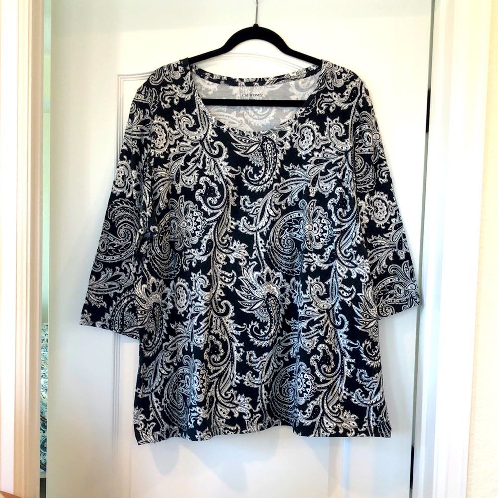 1x Catherine’s Cotton/Spandex Blouse